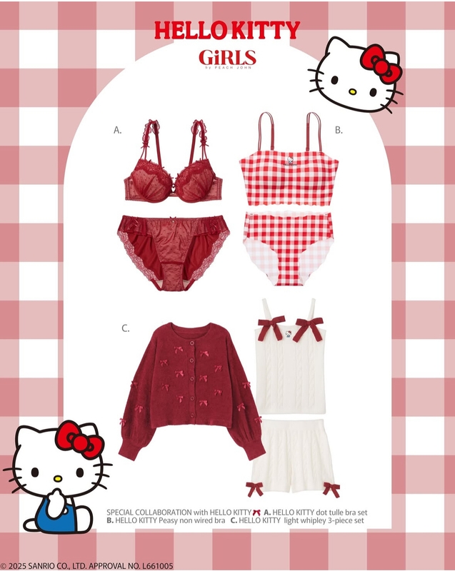 ♡HELLO KITTY x PEACH JOHN♡